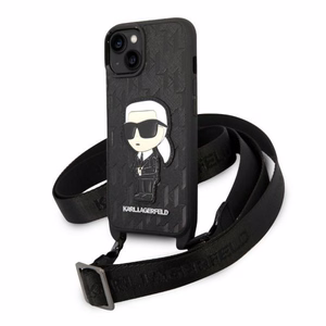 Karl Lagerfeld KLHCP14SSTKMK iPhone 14 6.1" must/must hardcase Monogram Ikonik Patch