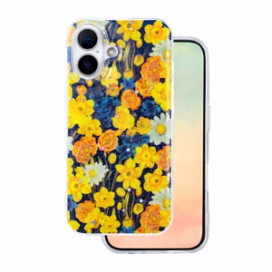 Glow Glam ümbris jaoks iPhone 17 6,3" oranž