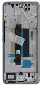 LCD screen Xiaomi Redmi Note 13 Pro+ 5G koos touch screen koos frame Moonlight Valge original (service pack)