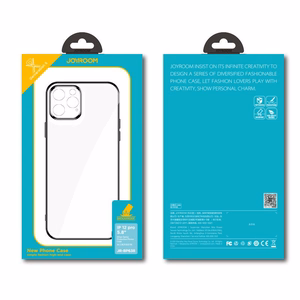 Joyroom New Beauty Series ультратонкий чехол с гальванизированной рамкой для iPhone 12 mini чёрный (JR-BP741)
