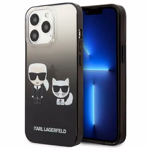Karl Lagerfeld Gradient Ikonik Karl&Choupette ümbris iPhone 13 Pro / iPhone 13 jaoks - must