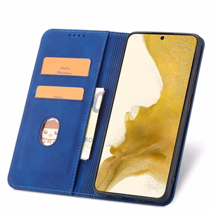 Magnet Fancy Ümbris jaoks Samsung Galaxy S23 Ultra Cover with Flip Wallet Stand sinine