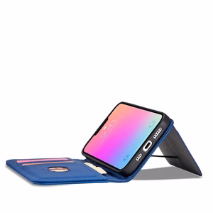 Magnet Card Ümbris jaoks Samsung Galaxy S23 Ultra flip cover wallet stand sinine