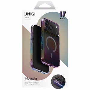 Uniq Iridescia Ümbris jaoks iPhone 17 Pro Magclick Charging - Multicolor
