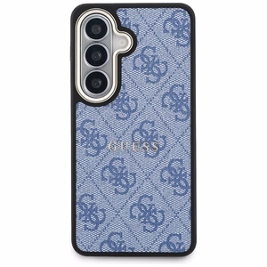 Guess ümbris 4G Embossed Ring MagSafe Samsung Galaxy S26 jaoks sinine