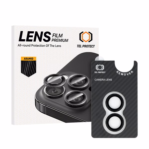 Tempered glass Tel Protect 3D Lens Aramid Series on camera for Iphone 16/16 Plus (lens 2 pieces)