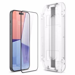 Spigen Glas.tR EZ Fit FC Karastatud klaas jaoks iPhone 15 Plus - must