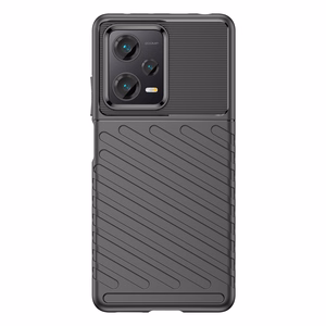 Thunder Ümbris ümbris jaoks Xiaomi Redmi Note 12 Pro+ silicone armor ümbris must
