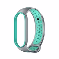 Beline rihm Design Mi Band 7/6/5 hall-roheline /grey-green