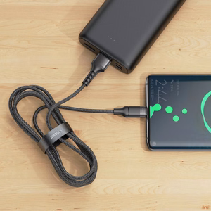 Kaabel USB A to Typ C VEGER PD 5A 100W AC03 1,2 m must