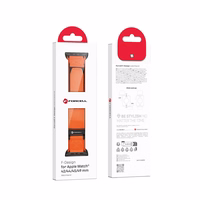 FORCELL F-DESIGN FA05 nylon strap jaoks APPLE Watch 42 / 44 / 45 / 49 mm oranž