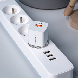 Wozinsky CMWCW 20W USB-C / USB-A Wall Laadija - valge
