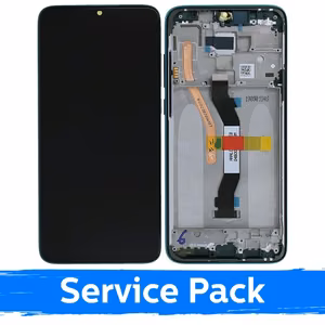 Xiaomi Redmi Note 8 Pro raamiga ühilduv LCD ekraan / roheline / (hoolduspakett)