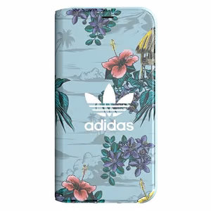 Adidas Booklet Ümbris Floral jaoks iPhone X / XS - hall