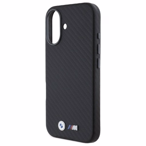 BMW Carbon Wrapped Metal iPhone 16 Ümbris - must