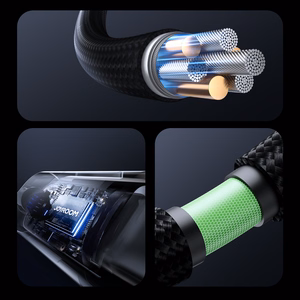 Joyroom S-A16 Pro Prism Series 30W USB-C - Lightning Kaabel with Display 1.2m - must