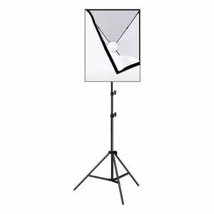 Stuudiokomplekt Puluz LED softbox 50x70cm, kolmjalg, LED pirn 1 tk PU5070EU