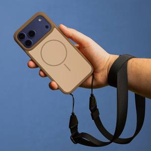 Frame Thin Mag ümbris for iPhone 15 Pro 6,1" pruun