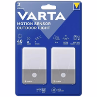 VARTA motion sensor outdoor light 16634 2 pcs