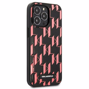 Karl Lagerfeld Monogram Plaque iPhone 13 Pro / 13 6.1" Чехол - розовый