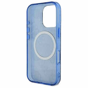 Guess GUHMP16XH4PYEEB iPhone 16 Pro Max 6.9" sinine/sinine hardcase IML Peony Jaoks 4G Background MagSafe
