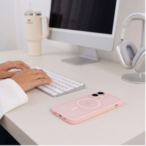 Tech-Protect BasicMag MagSafe ümbris mudelile iPhone 17 – mattroosa