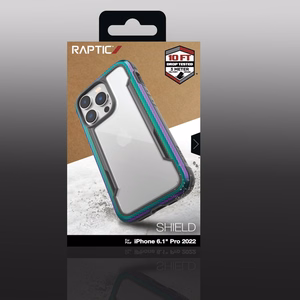 Raptic X-Doria Shield ümbris iPhone 14 Pro soomustatud opaalkate