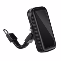 Motorcycle hoidja jaoks mobile phone waterproof with zip ( 4,8" - 5,5" ) must