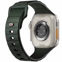 UNIQ rihm Stride Apple Watch Series 1/2/3/4/5/6/7/8/9/SE/SE2/Ultra/Ultra 2 42/44/45/49mm FKM kummi tumeroheline