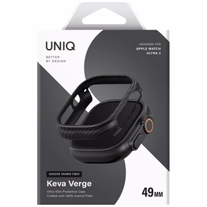 Uniq Keva Verge Case for Apple Watch 49mm - Black
