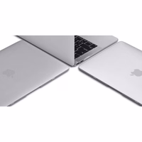 Tech-Protect SmartShell Ümbris jaoks MacBook Air 13" M2 / M3 / 2022-2024 - Clear-Glitter
