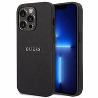 Guess Saffiano rihmaga ümbris iPhone 14 Pro jaoks - must