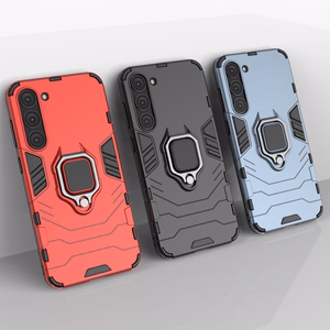Ring Armor ümbris jaoks Samsung Galaxy S23+ armored cover magnetic holder ring must