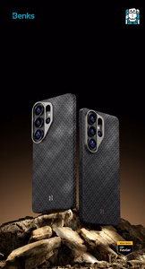 Benks Magnetic Armor Air Armor Grid Kevlar Ümbris Metal Frame 600D (E049) for Samsung Galaxy S26 Plus must