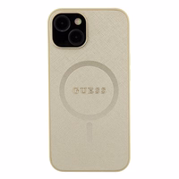 Guess GUHMP15MPSAHMCB iPhone 15 Plus 6.7" kuldne/kuldne hardcase Saffiano MagSafe