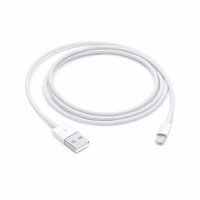 APPLE kaabel USB MD818ZM / A IPHONE LIGHTING 8-PIN 1M valge ilma karbita ilma ääriseta