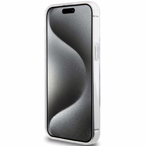 Karl Lagerfeld KLHMP15LHMRSKHH iPhone 15 Pro 6.1" белый/белый жёсткий чехол Ring Stand Karl Head MagSafe