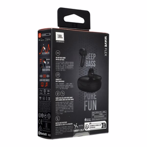 Juhtmevaba kõrvaklapid JBL Wave Flex JBLWFLEXBLK must