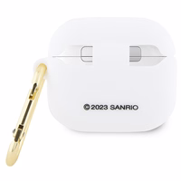 Hello Kitty Silicone 3D Kitty Head ümbris jaoks AirPods 3 - valge