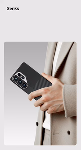 Benks Montage Magnetic Armor Pro Kevlar Ümbris Metal Frame 600D+1500D (L048) for Samsung Galaxy S26 must