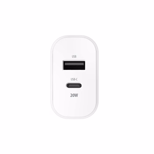 Forever TC-01-20AC PD QC laadija 1x USB-C 1x USB 20W valge
