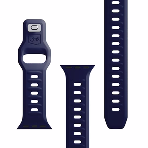 3mk silikoonrihm Apple Watchile, 38/40/41/42 mm, ookeanisinine, väike suurus