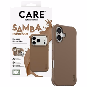 CARE by PanzerGlass Fashionable Samba MagSafe Ümbris jaoks iPhone 17 Pro - Brown