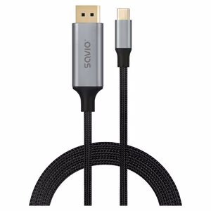 Savio CL-208 USB kaabel USB 3.2 Gen 1 (3.1 Gen 1) 2 m USB C must, hall