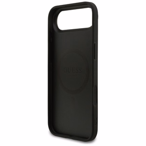 Guess Saffiano Classic Logo MagSafe ümbris jaoks iPhone Air - must