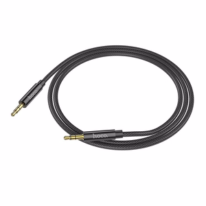 AUX kaabel Jack 3,5 mm Jack 3,5 mm Hoco 1 m UPA19 must
