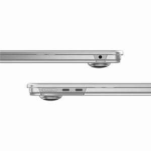 AmazingThing Titan kõva ümbris MacBook Air M5 14" jaoks - läbipaistev