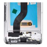 LCD Display jaoks SAMSUNG S20 Plus valge SOFT OLED with frame