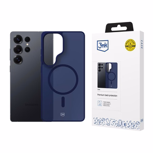 3mk Smoke MagCase Samsung Galaxy S25 Ultra jaoks sinine-poolläbipaistev