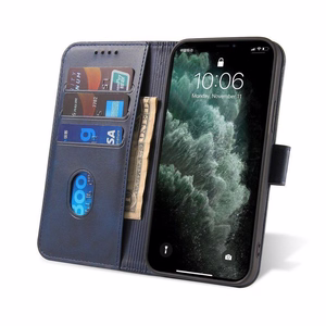 Magnet Case elegantne ümbris kaane klapiga ja aluse funktsiooniga Samsung Galaxy A73 sinine